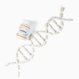 Capsule Laminine LifePharm aranjate in forma de dublu helix ADN - regenerare celulara